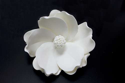 Large Magnolia Gumpaste Flower - Click Image to Close